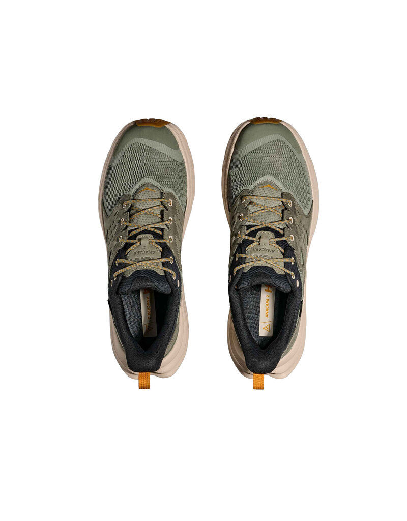 HOKA ONE ONE MEN'S ANACAPA 2 LOW GTX-SEA MOSS/OATMEAL