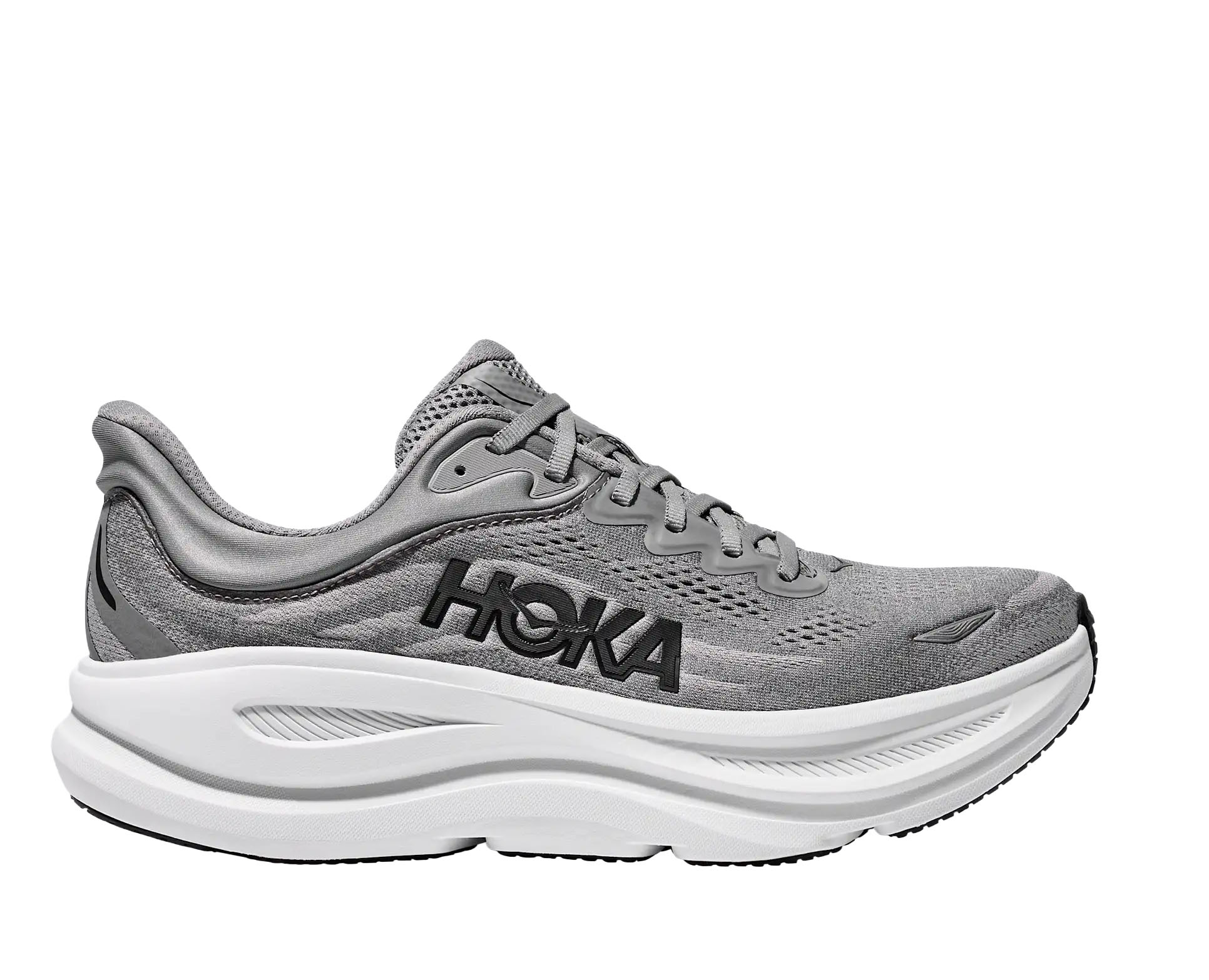 HOKA ONE ONE MEN'S BONDI 9-GALACTIC GREY/STELLAR GREY