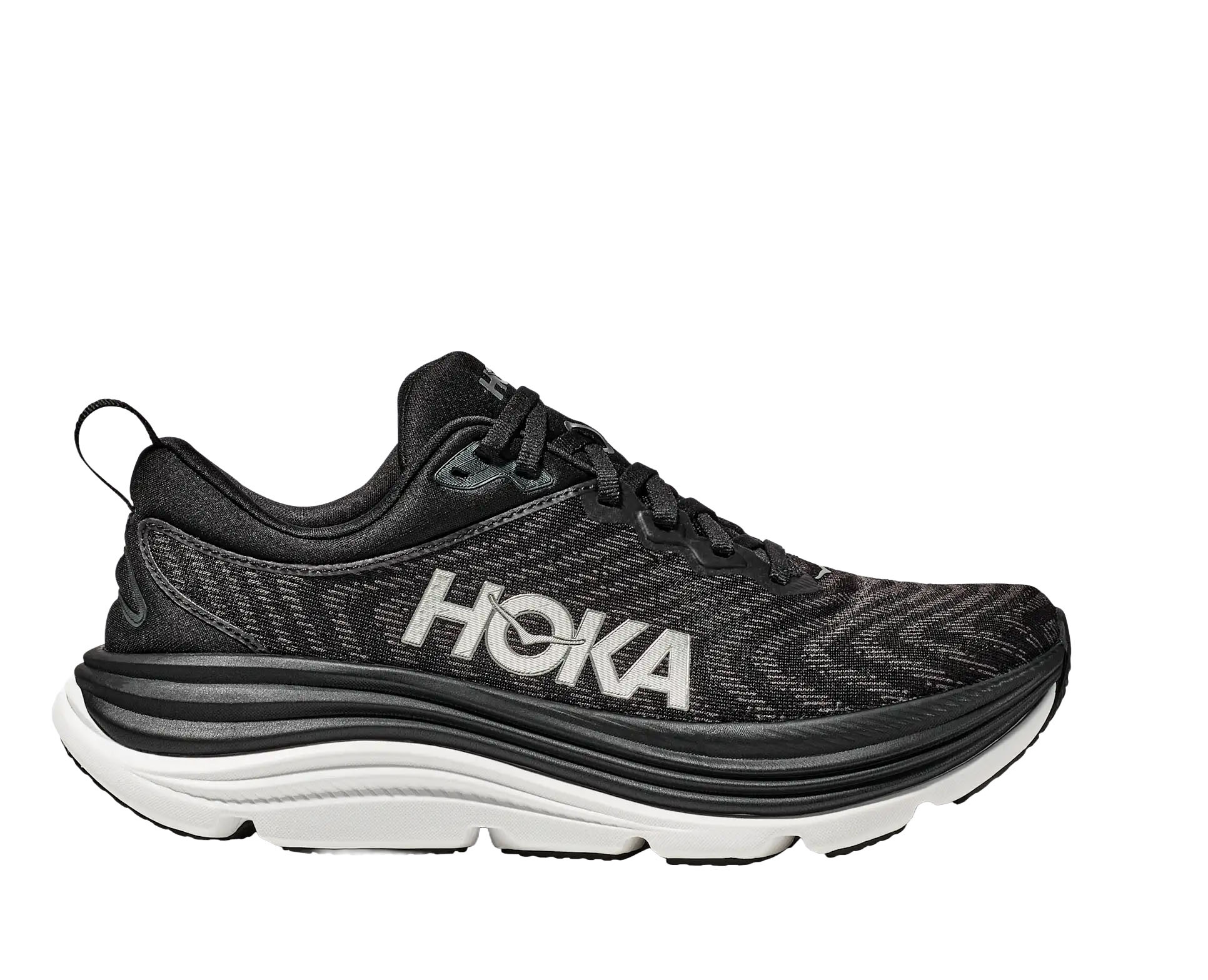 HOKA ONE ONE MEN'S GAVIOTA 5-BLACK/WHITE