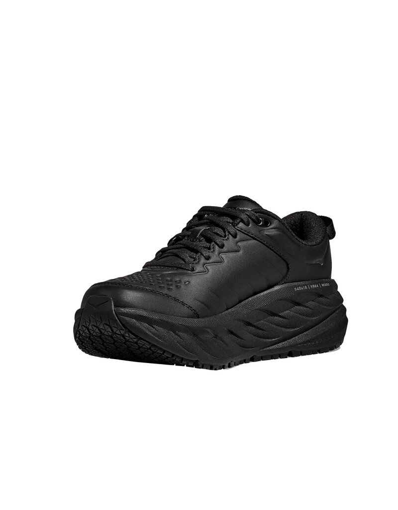 HOKA ONE ONE MEN'S BONDI SLIP-RESISTANT-BLACK / BLACK