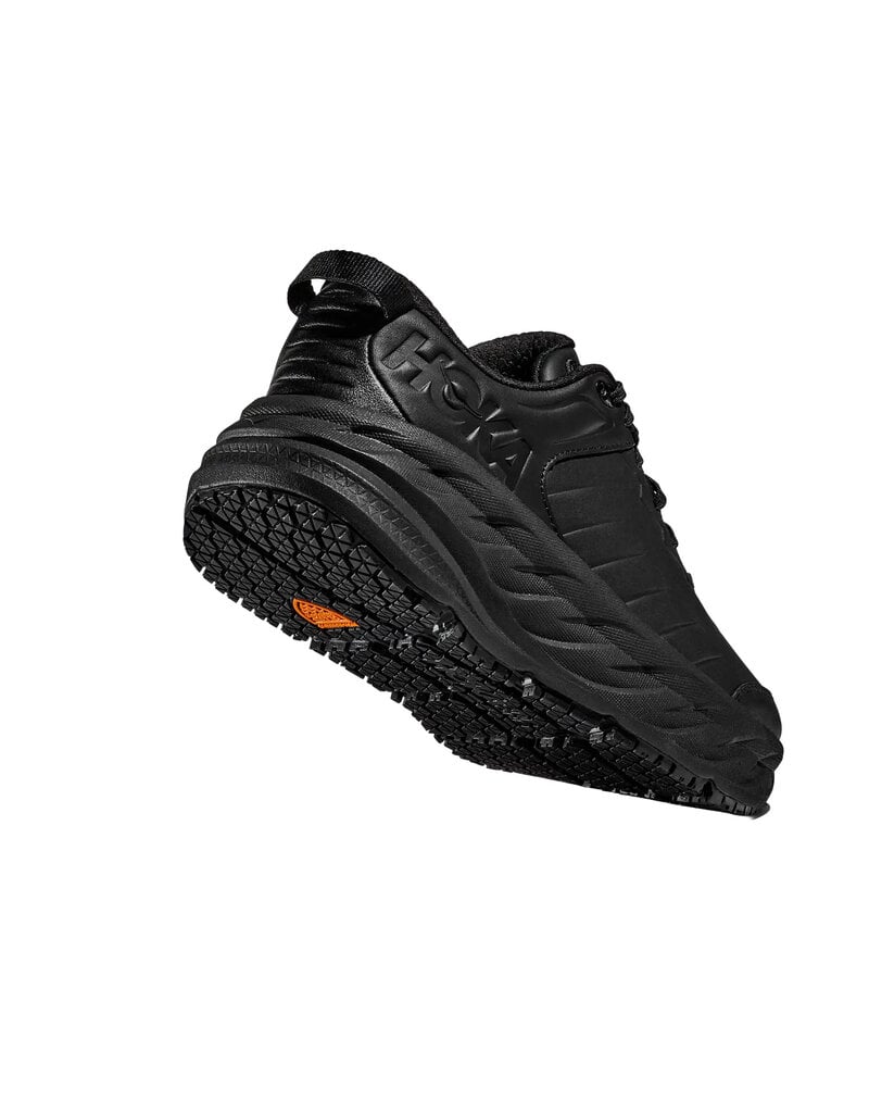 HOKA ONE ONE MEN'S BONDI SLIP-RESISTANT-BLACK / BLACK