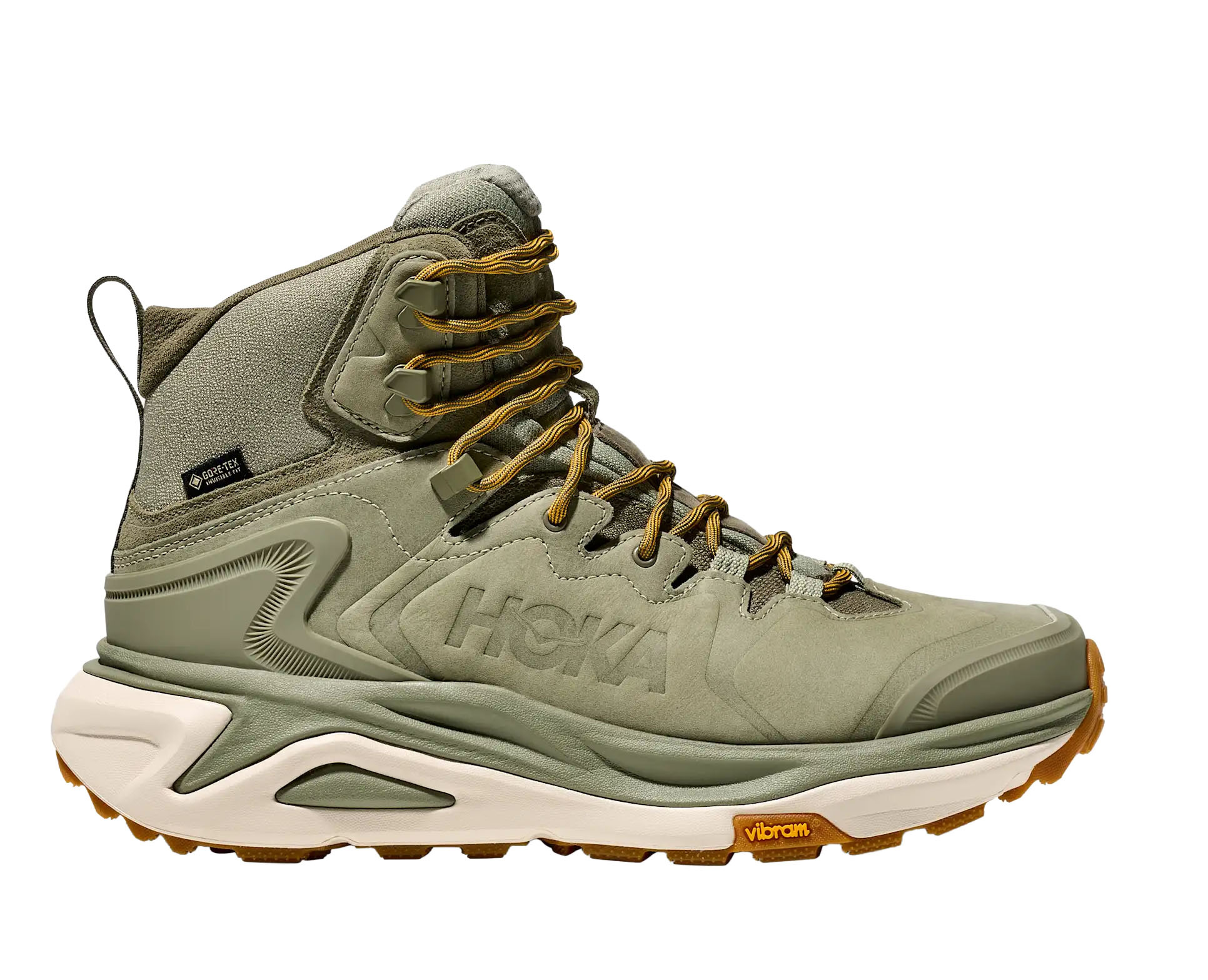 HOKA ONE ONE MEN'S KAHA 3 MID GTX SEA MOSS/OAT MILK