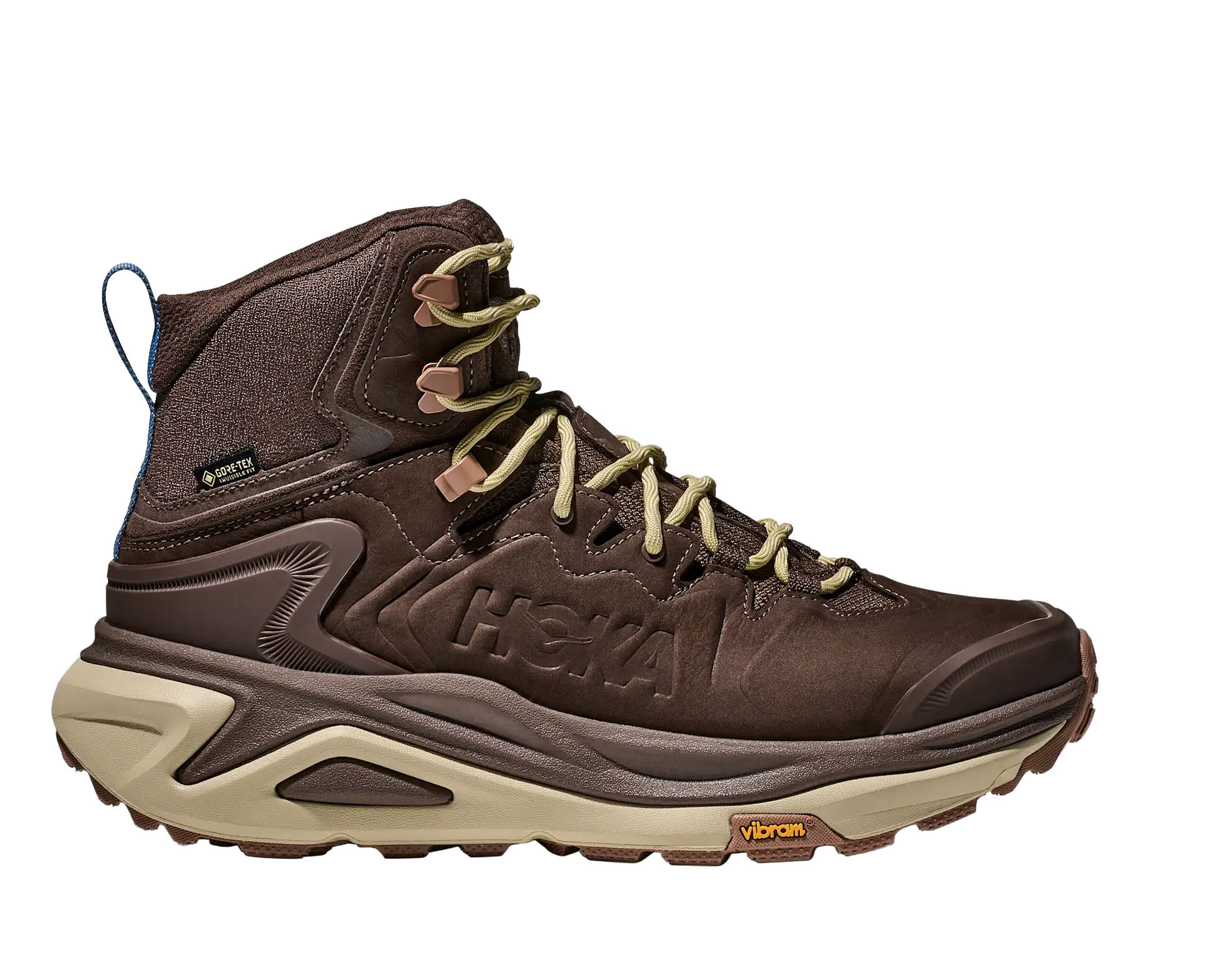 HOKA ONE ONE MEN'S KAHA 3 MID GTX-WALNUT/OYSTER MUSHROOM