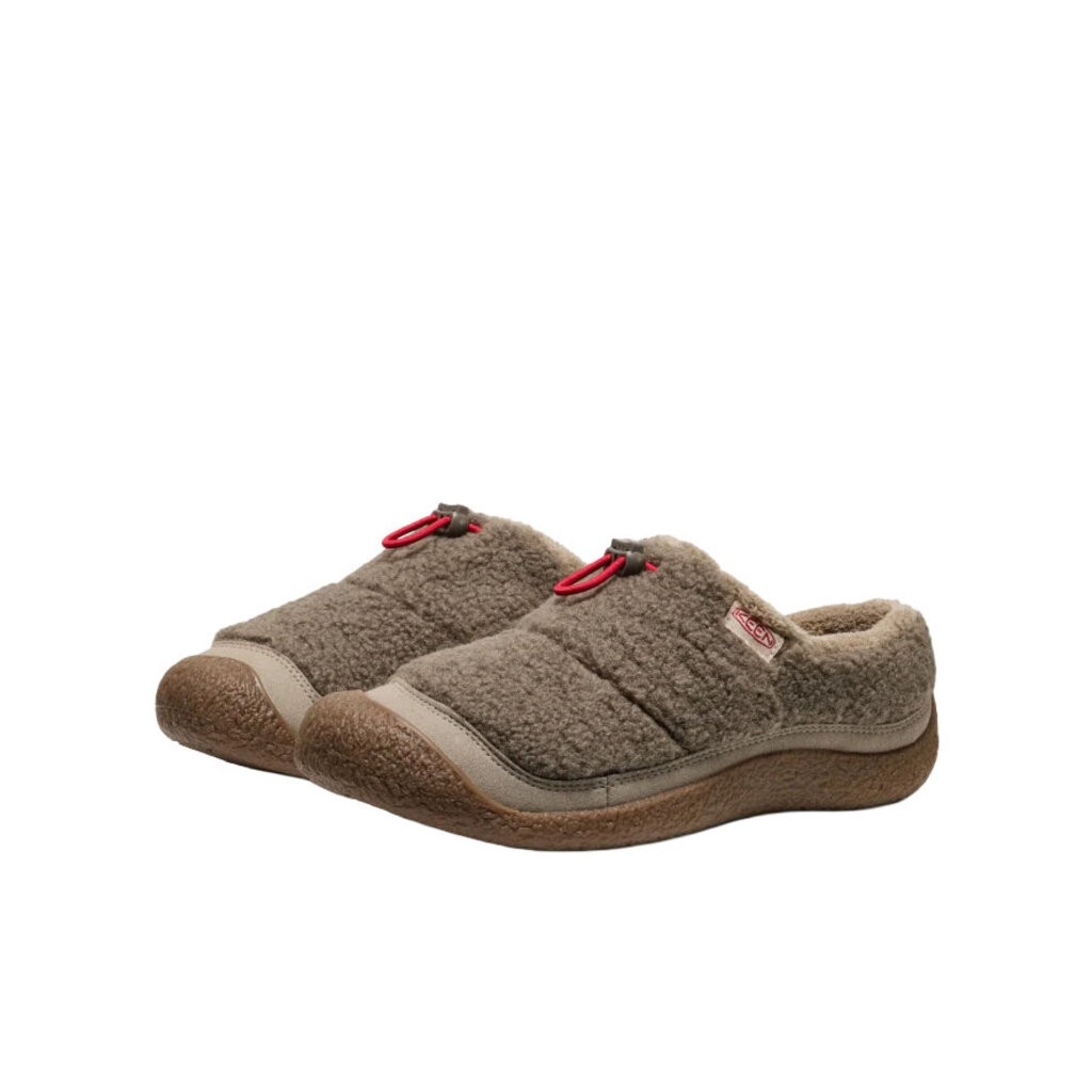 KEEN WOMEN'S HOWSER III SLIDE SHERPA FLEECE-BRINDLE/BRINDLE