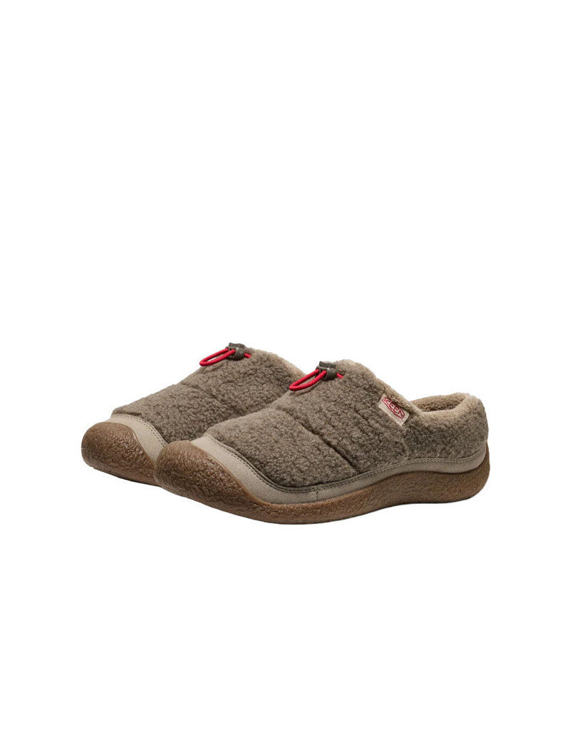 KEEN WOMEN'S HOWSER III SLIDE SHERPA FLEECE-BRINDLE/BRINDLE