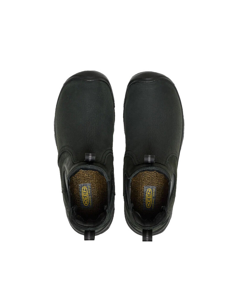 KEEN WOMEN'S GRETA CHELSEA II WATERPROOF BOOT-BLACK/BLACK