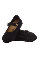BIRKENSTOCK MANTOVA SUEDE-BLACK