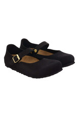BIRKENSTOCK MANTOVA SUEDE-BLACK