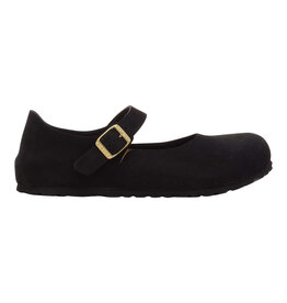 BIRKENSTOCK MANTOVA SUEDE-BLACK