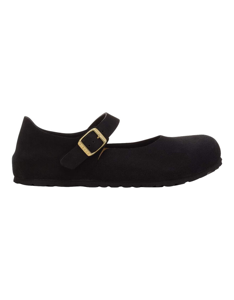 BIRKENSTOCK MANTOVA SUEDE-BLACK