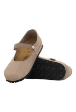 BIRKENSTOCK MANTOVA SUEDE-TAUPE