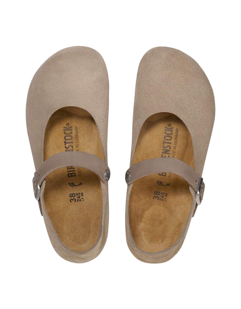 BIRKENSTOCK MANTOVA SUEDE-TAUPE