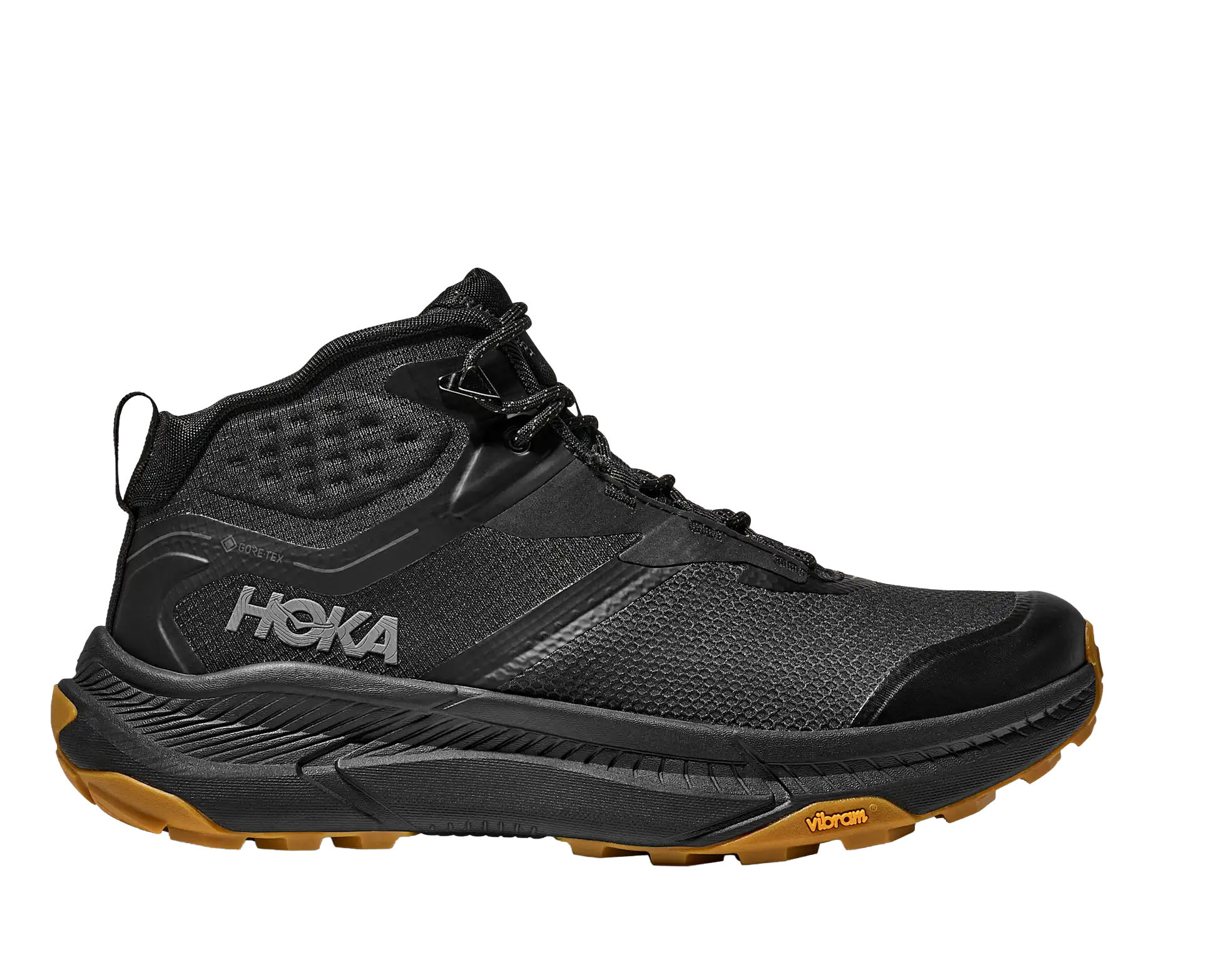 HOKA ONE ONE MEN'S TRANSPORT HIKE GTX-BLACK/BLACK