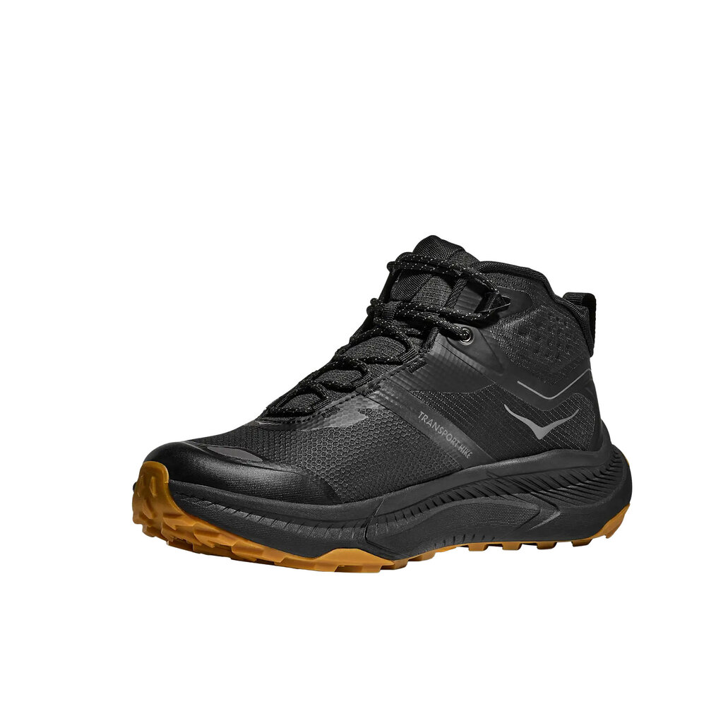 HOKA ONE ONE MEN'S TRANSPORT HIKE GTX-BLACK/BLACK