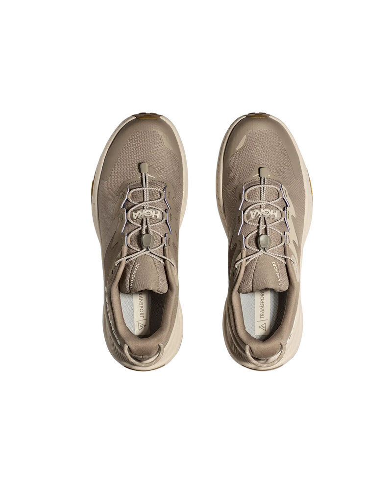 HOKA ONE ONE MEN'S TRANSPORT-DUNE/EGGNOG