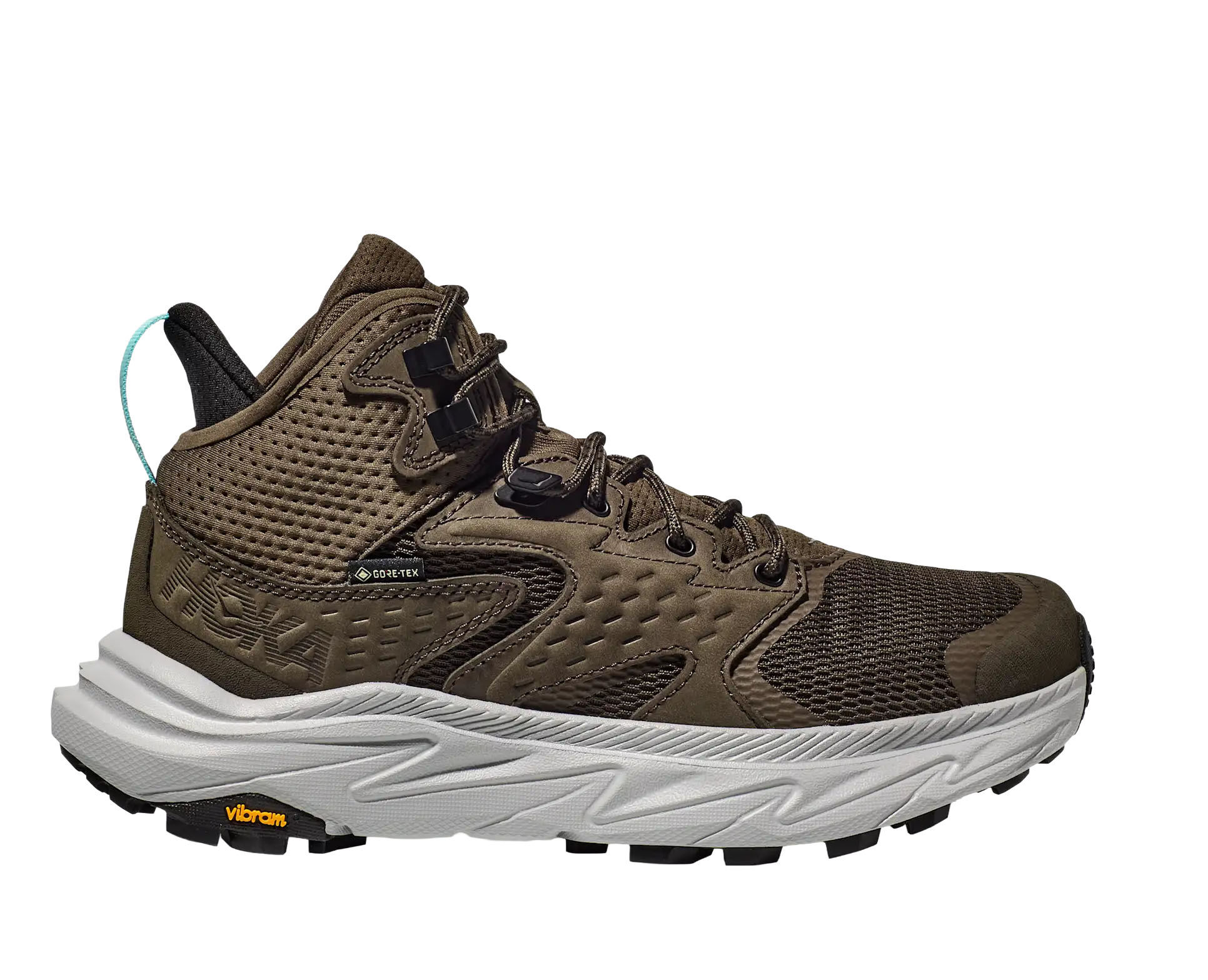 HOKA ONE ONE WOMEN'S ANACAPA 2 MID GTX-DEEP UMBER/STARDUST