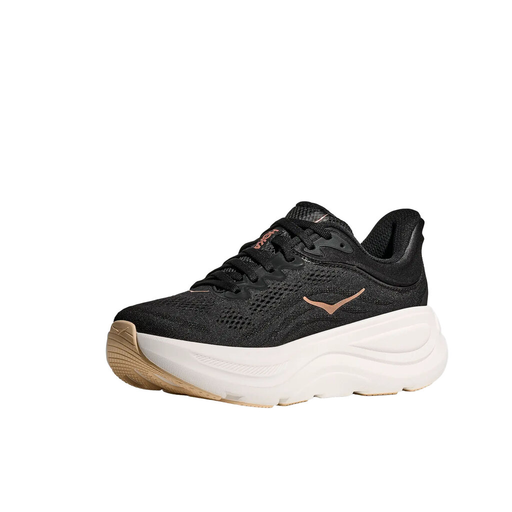 HOKA ONE ONE WOMEN'S BONDI 9-BLACK/ROSE GOLD