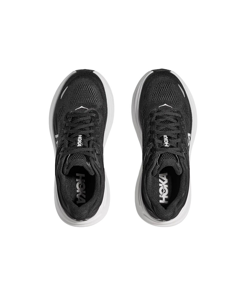 HOKA ONE ONE WOMEN'S BONDI 9-BLACK/WHITE