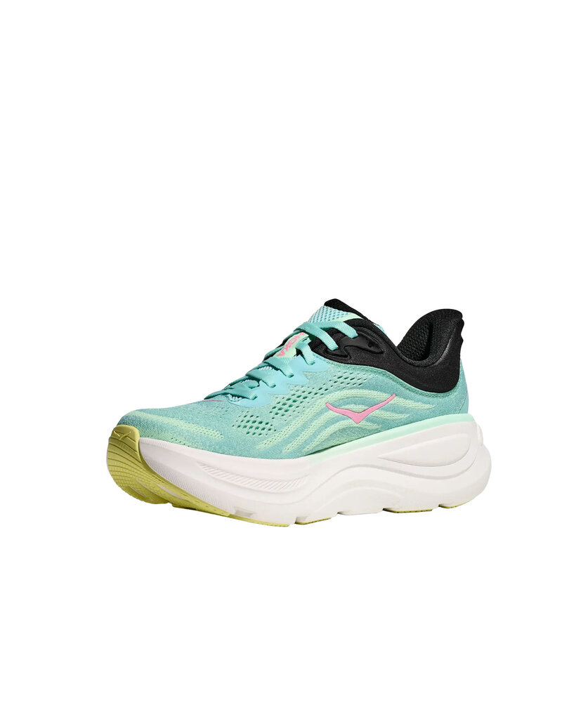 HOKA ONE ONE WOMEN'S BONDI 9-BLUE SPARK/MINT FLUORIDE