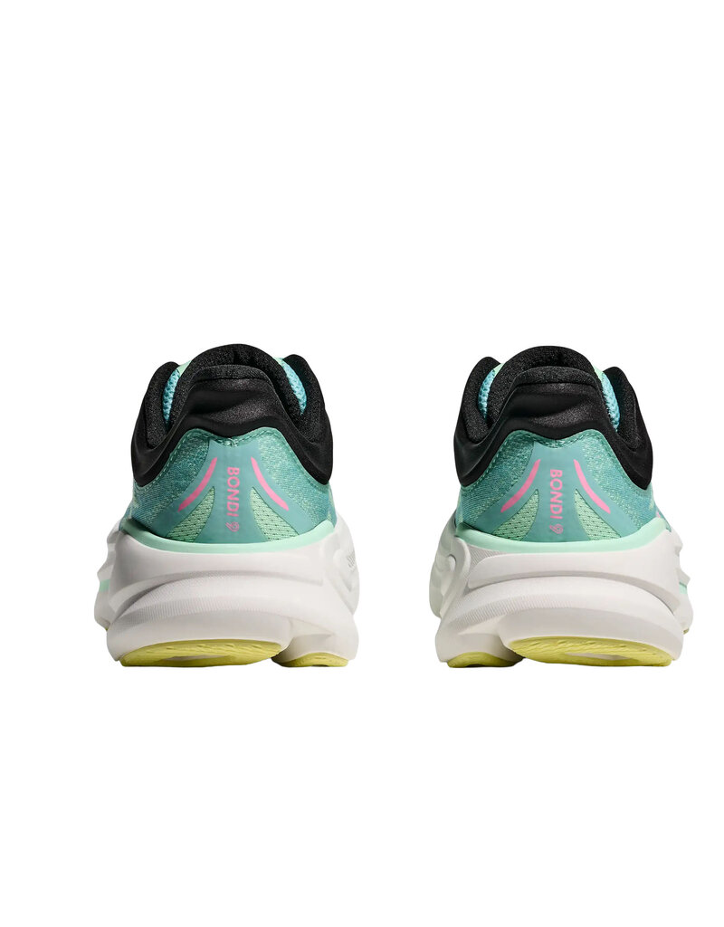 HOKA ONE ONE WOMEN'S BONDI 9-BLUE SPARK/MINT FLUORIDE