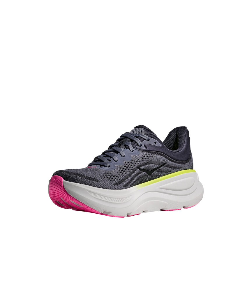 HOKA ONE ONE WOMEN'S BONDI 9-CHARCOAL GREY/GREY SKIES
