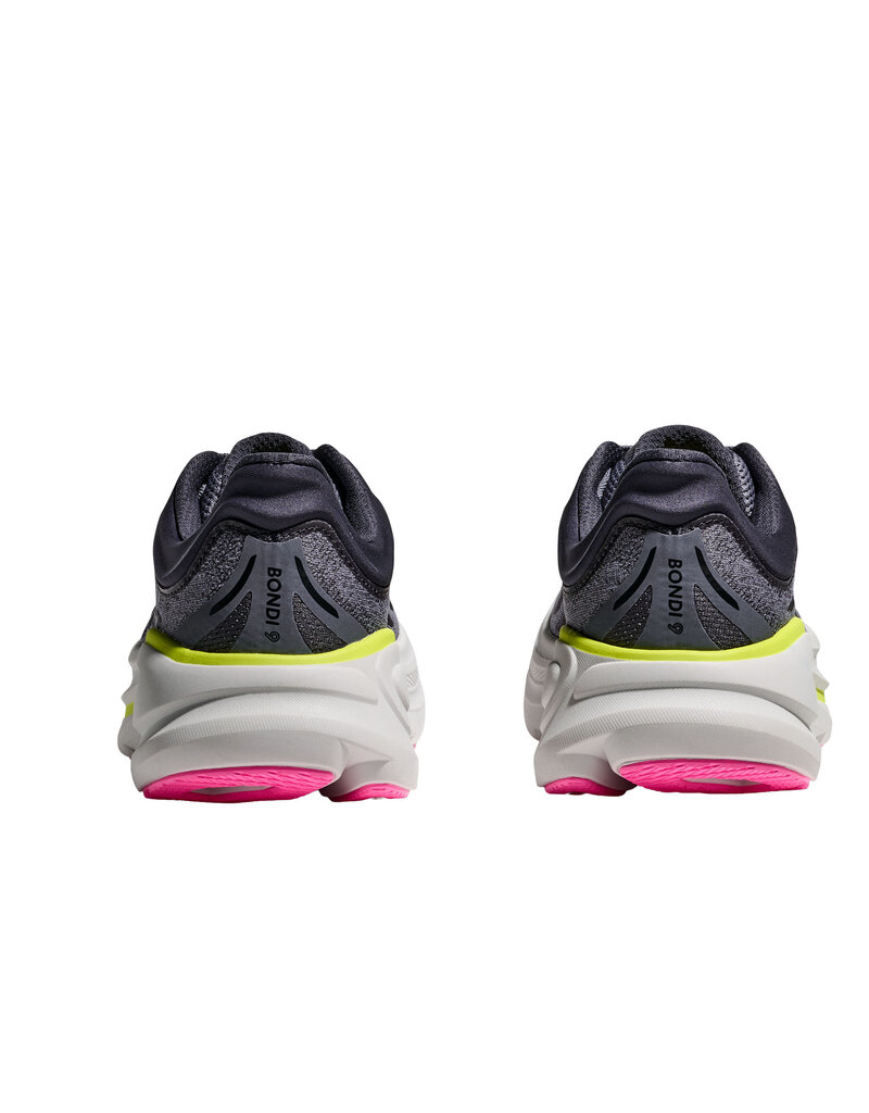 HOKA ONE ONE WOMEN'S BONDI 9-CHARCOAL GREY/GREY SKIES