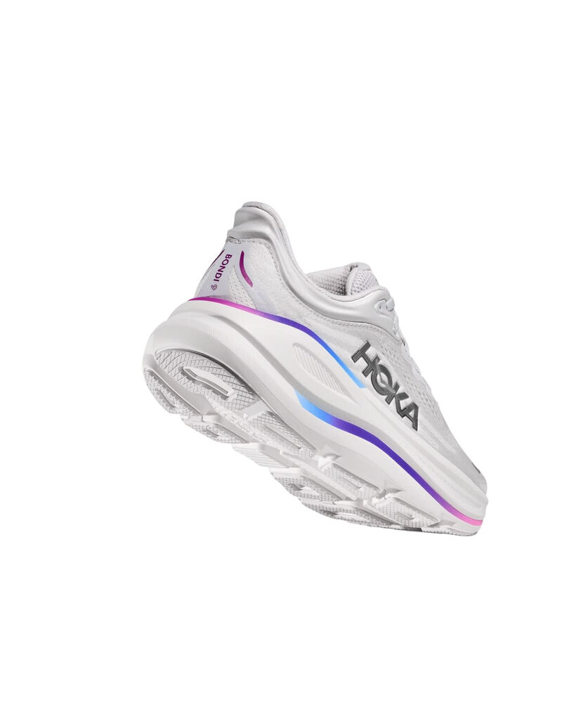 HOKA ONE ONE WOMEN'S BONDI 9-COSMIC GREY/WHITE