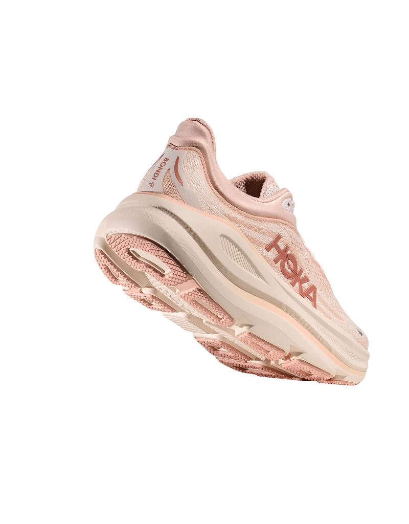 HOKA ONE ONE WOMEN'S BONDI 9-ROSE LATTE/ROSE CREAM
