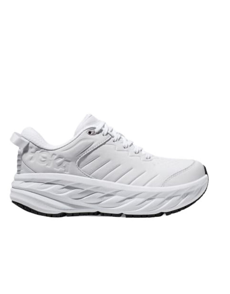 HOKA ONE ONE WOMEN'S BONDI SLIP RESISTANT-WHITE