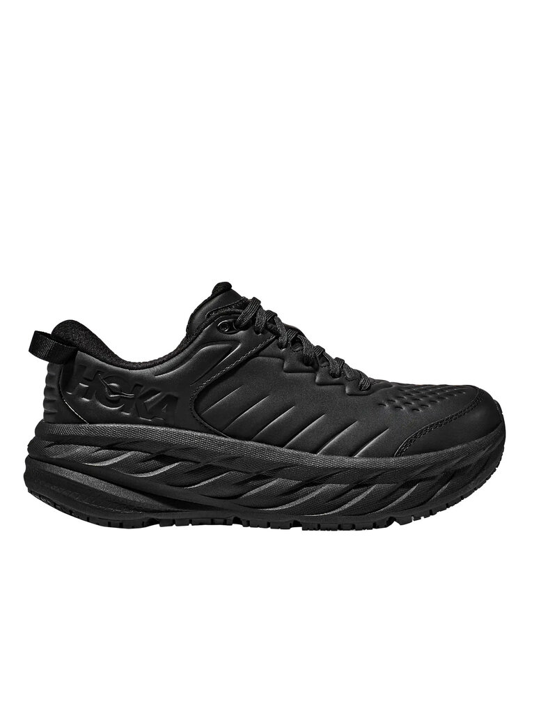 HOKA ONE ONE WOMEN'S BONDI SLIP-RESISTANT-BLACK