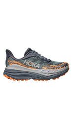 HOKA ONE ONE WOMEN'S STINSON 7-GREY SKIES/PALE TANGERINE