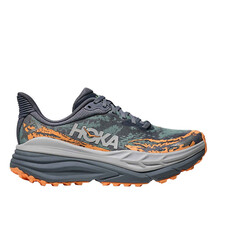 HOKA ONE ONE WOMEN'S STINSON 7-GREY SKIES/PALE TANGERINE