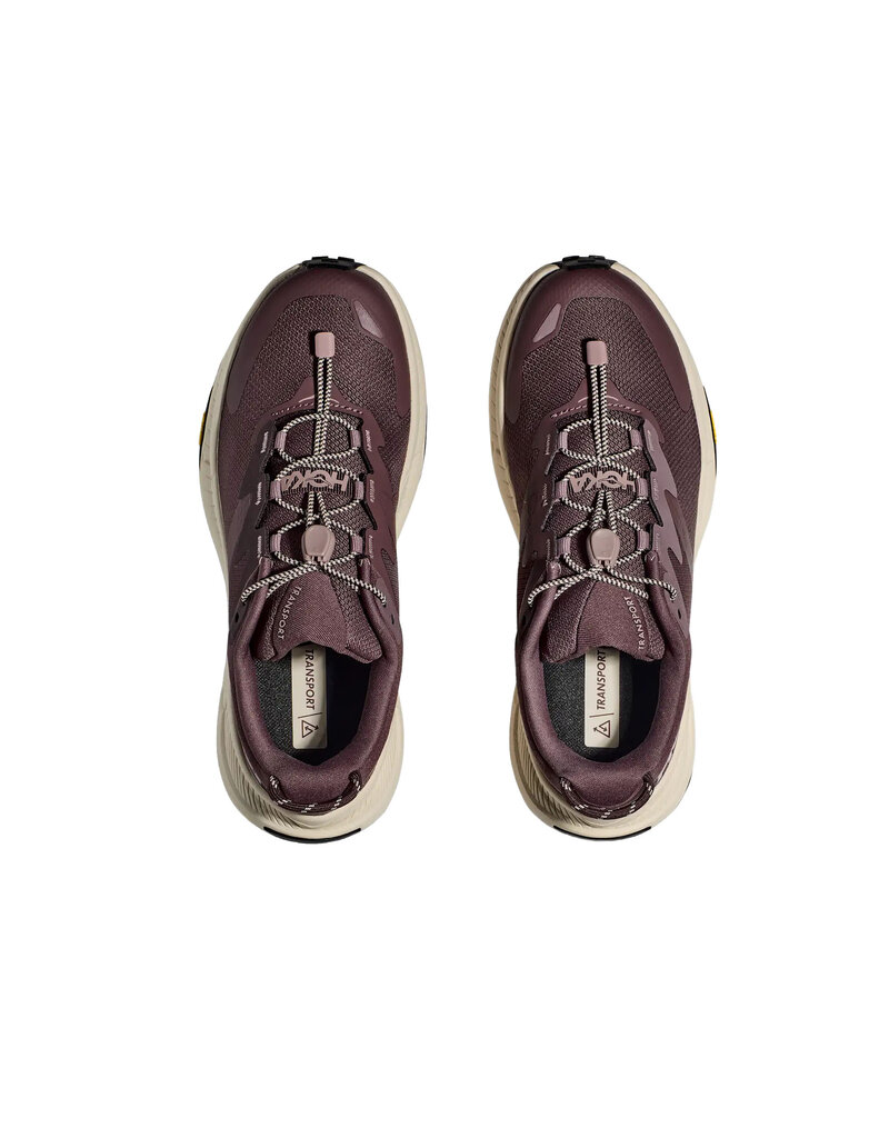 HOKA ONE ONE WOMEN'S TRANSPORT-SMOKY QUARTZ/OAT MILK
