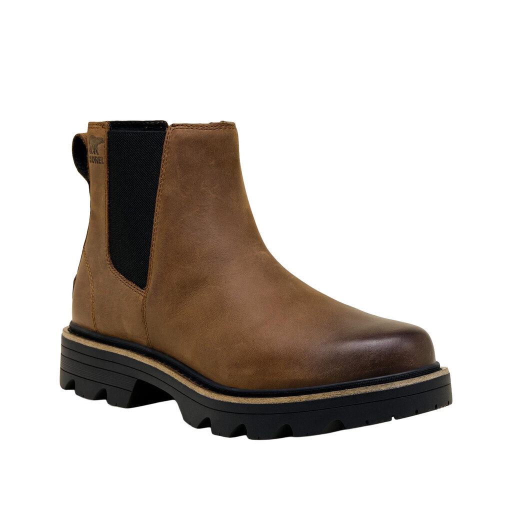 SOREL WOMEN'S REVEL RD CHELSEA WATERPROOF-TOBACCO/BLACK