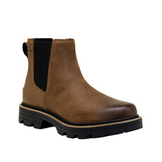 SOREL WOMEN'S REVEL RD CHELSEA WATERPROOF-TOBACCO/BLACK