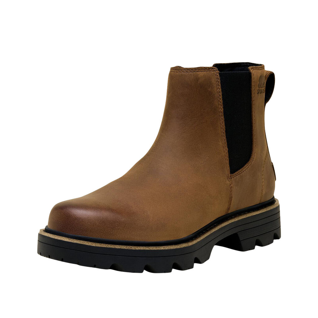 SOREL WOMEN'S REVEL RD CHELSEA WATERPROOF-TOBACCO/BLACK