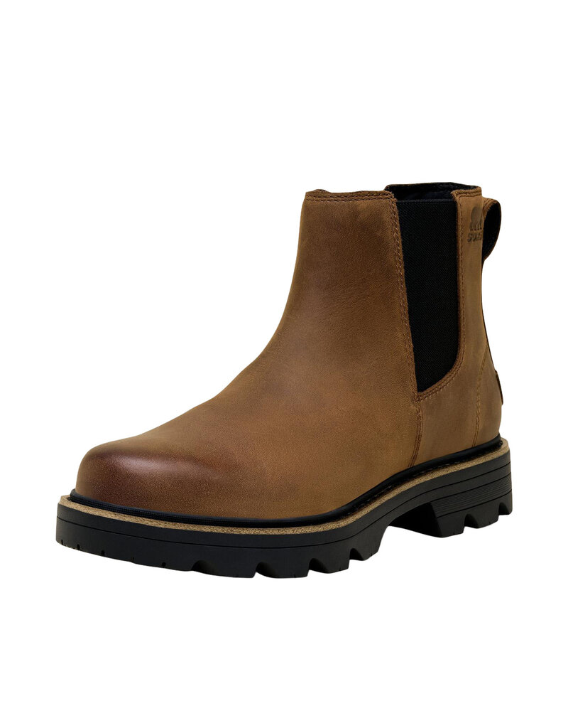 SOREL WOMEN'S REVEL RD CHELSEA WATERPROOF-TOBACCO/BLACK