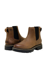 SOREL WOMEN'S REVEL RD CHELSEA WATERPROOF-TOBACCO/BLACK