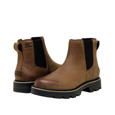 SOREL WOMEN'S REVEL RD CHELSEA WATERPROOF-TOBACCO/BLACK