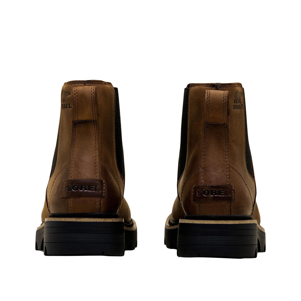 SOREL WOMEN'S REVEL RD CHELSEA WATERPROOF-TOBACCO/BLACK