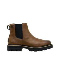 SOREL WOMEN'S REVEL RD CHELSEA WATERPROOF-TOBACCO/BLACK