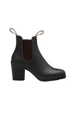 BLUNDSTONE WOMEN'S BLOCK HEELED BOOT-BROWN- BEND SHOE CO