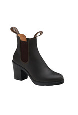 BLUNDSTONE WOMEN'S BLOCK HEELED BOOT-BROWN- BEND SHOE CO