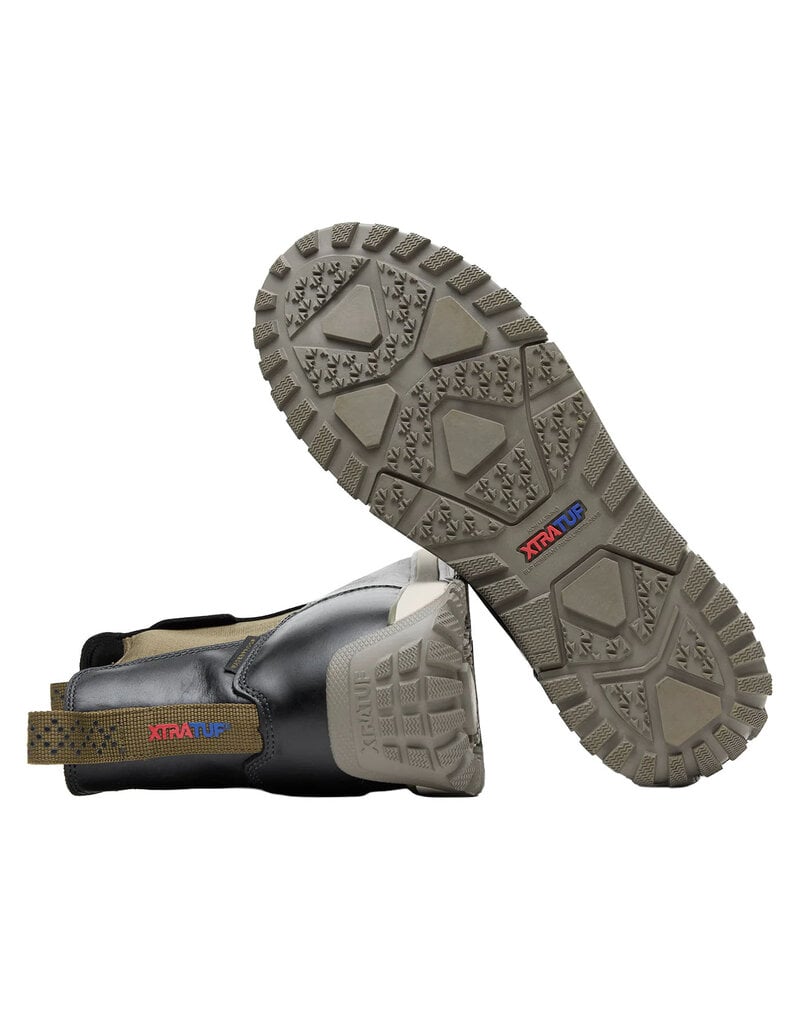 XTRATUF MEN'S ADB LEATHER-PIRATE BLACK