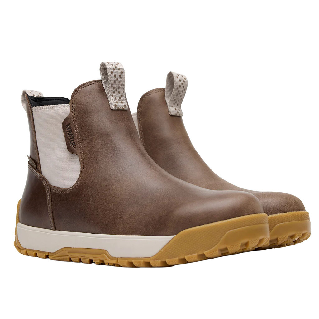 XTRATUF WOMEN'S ADB LEATHER-FOSSIL/STONE