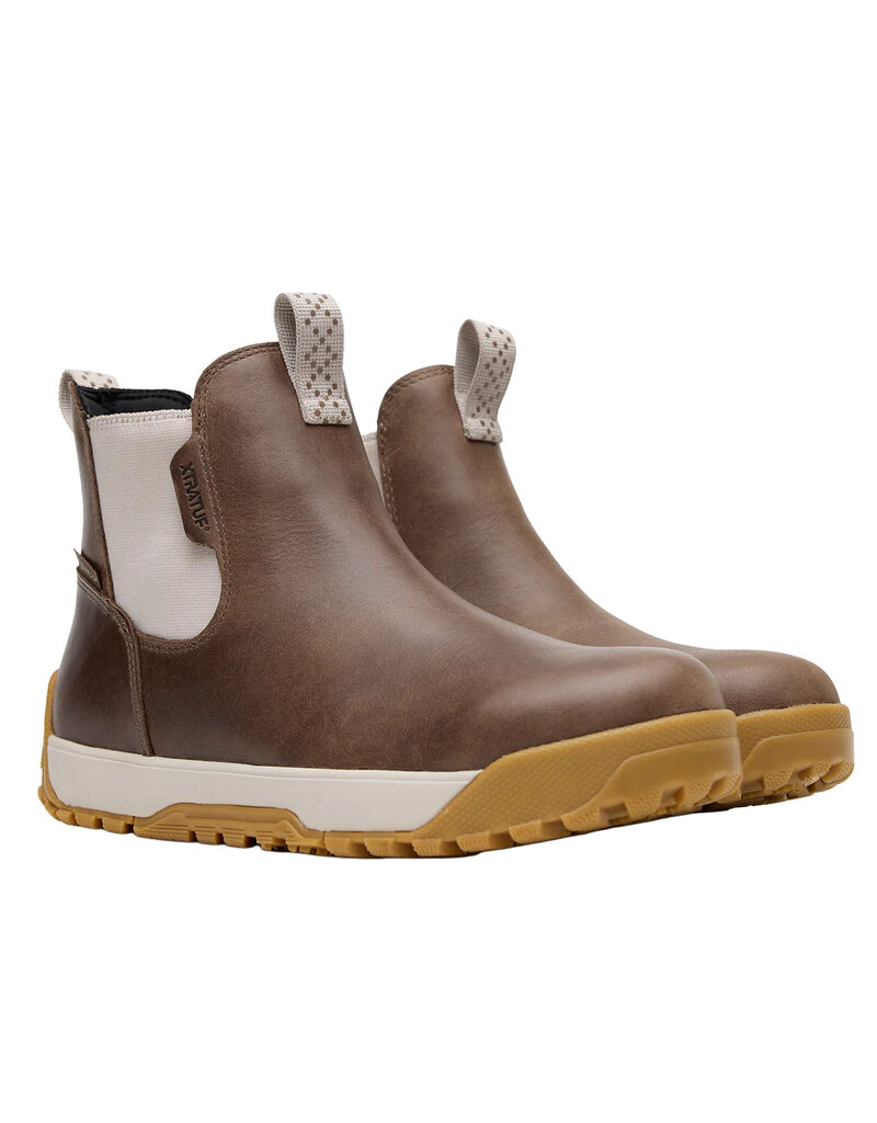 XTRATUF WOMEN'S ADB LEATHER-FOSSIL/STONE