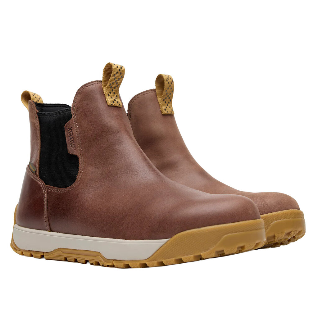 XTRATUF MEN'S ADB LEATHER-EARTH BROWN