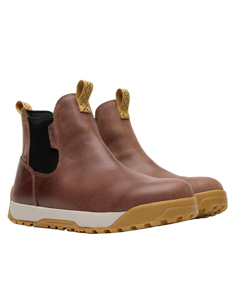 XTRATUF MEN'S ADB LEATHER-EARTH BROWN