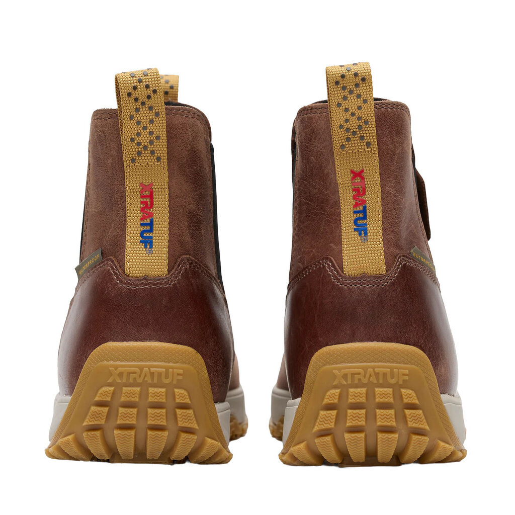 XTRATUF MEN'S ADB LEATHER-EARTH BROWN