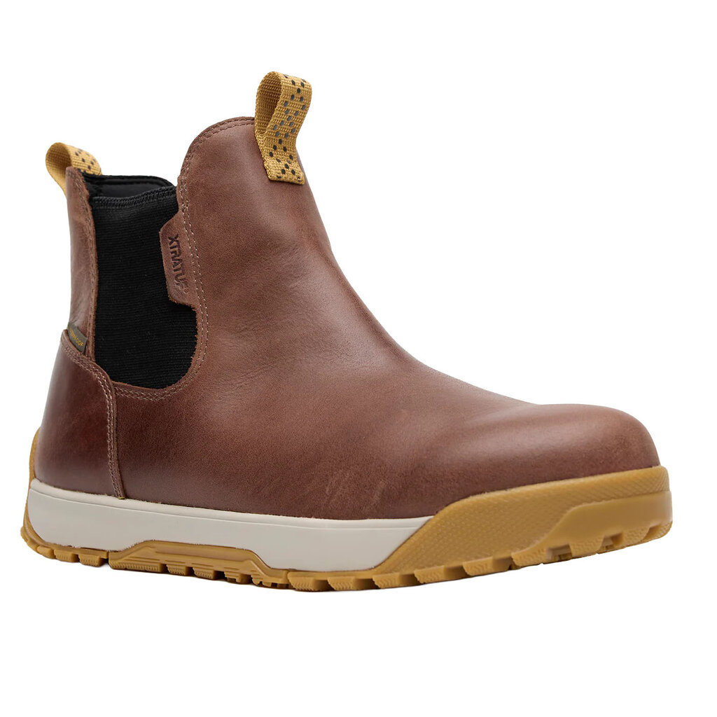 XTRATUF MEN'S ADB LEATHER-EARTH BROWN